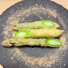 上富良野産グリーンアスパラのフリット