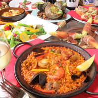 スペイン料理のコース