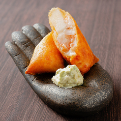 海老と長芋の春巻き