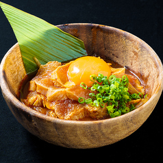 知覧鶏月見ユッケ