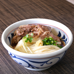 肉ぶっかけうどん(国産牛使用)