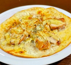 燻製チキン柚子胡椒ピザ