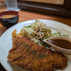 トンカツ定食ランチタイム ごはん・みそ汁付