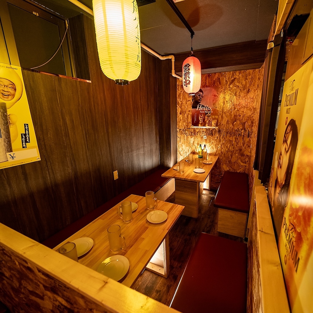 【広電本線立町駅徒歩4分】焼き鳥&野菜巻き食べ放題個室居酒屋！