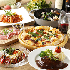 妙典ワインバル134のコース写真