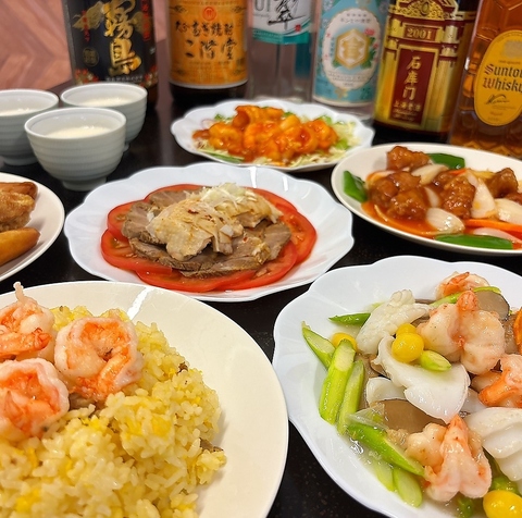 中華料理を作って35年魂を込めて作る本格絶品中華と飲み放題コース4000円(税込