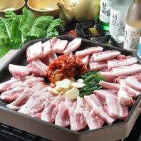 霧島山麓豚のサムギョプサルはとってもジューシー♪