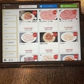タブレットからのご注文でらくらく！
