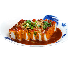 こだわり豆腐の担々ソース和え