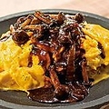 料理メニュー写真&nbsp;焼きオムドリア　きのこ風味のデミグラスソース