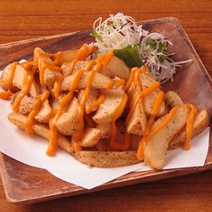 チェダーチーズのポテトフライ