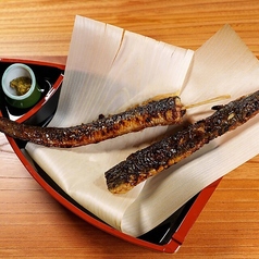 うなぎの丸串焼き