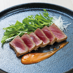 本鮪のレアステーキ 雲丹ソース