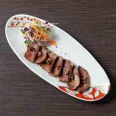 特上タンの炙りパッチョ