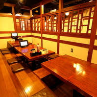 人数に応じて大中小宴会空間をご用意させて頂きます。