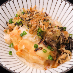 揚げ出し豆腐の出汁とろろ