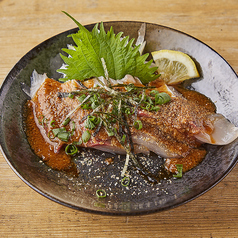 名物　海鮮極旨胡麻カンパチ