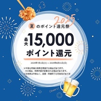 夏のポイント還元祭2025♪