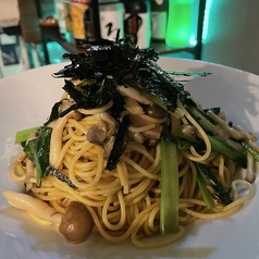 3種のきのこと小松菜の和風パスタ