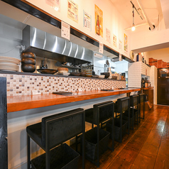 カウンター×5席