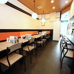 お洒落なカウンター席完備◎