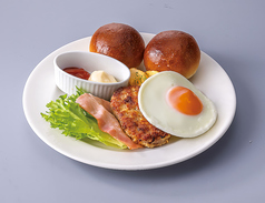 お子様キッチン ハンバーグ&目玉焼き