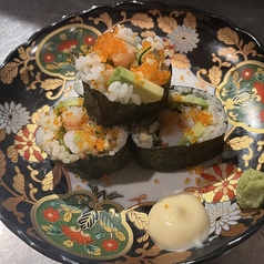 海老とアボカド