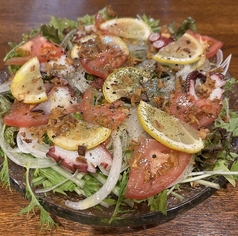 タコと彩野菜のカルパッチョ