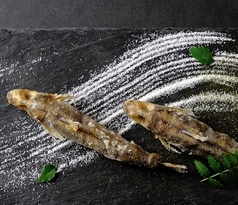 福島名物 波乗りメヒカリの唐揚げ 海苔塩仕立て(3匹)