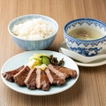 料理メニュー写真&nbsp;牛たん定食【塩】　（3枚6切)
