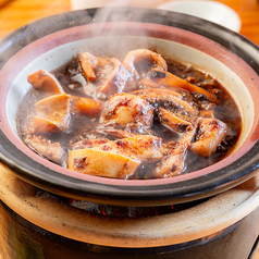 イカの肝味噌陶板焼き