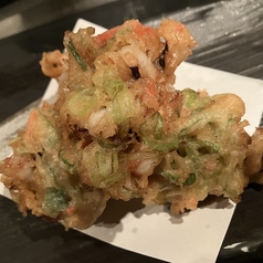 蛸と紅生姜のちぎり揚げ
