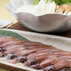 生ホタルイカしゃぶしゃぶ