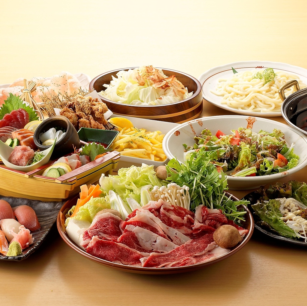 ご宴会に！飲み放題付きのお得なコースを多数ご用意しております！