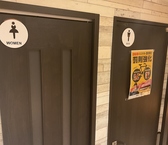 男女トイレ別です