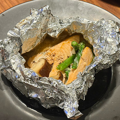 サーモンと木の子のホイル焼き