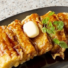 とうもろこしの唐揚げ 王道バター醤油