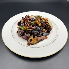 豚スペアリブの黒酢炒め