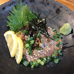 至福のコク！自家製胡麻カンパチ