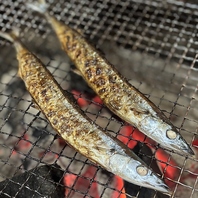 豪快な炭火の炎で焼き上げる日本の伝統的な調理法