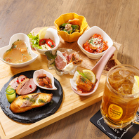 おしゃれな空間で創作料理を味わう♪