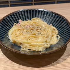 濃厚チーズのカルボナーラ