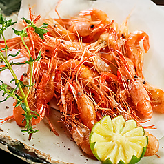 牡蠣フライ(自家製タルタルで)/川海老のから揚げ