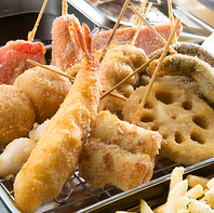 サクッと軽い！キャノーラ油で揚げる体に優しい串カツ♪