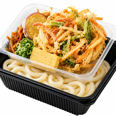 彩り野菜のかき揚げうどん弁当