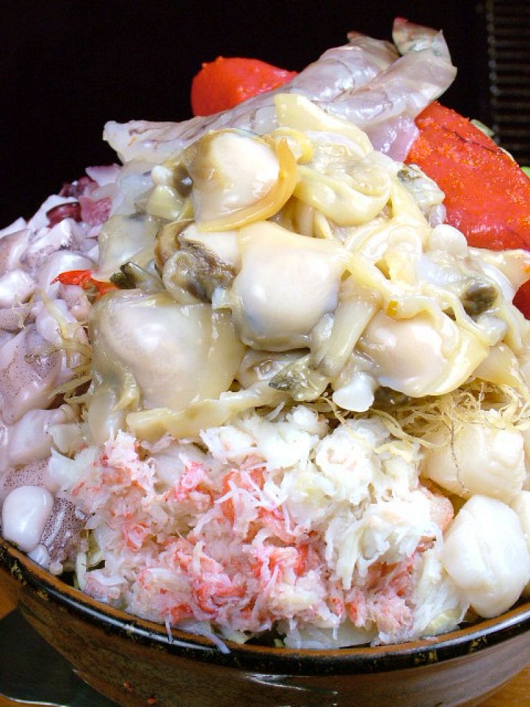 新鮮な魚介たっぷりの【K`sもんじゃ】 1日5食限定のレア物です！お早めにどうぞ☆