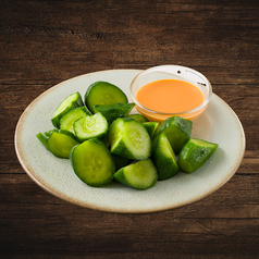 きゅうりの浅漬け ガスパチョドレッシング