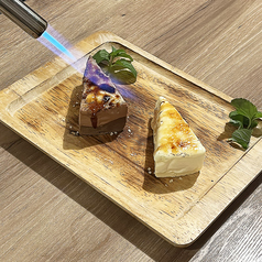 【ご予約限定】炙りチョコチーズケーキ