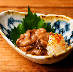 イカの塩辛肝醤油