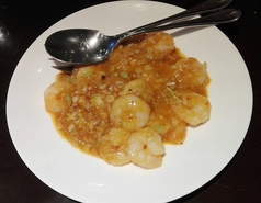 ムキエビの四川風チリソース